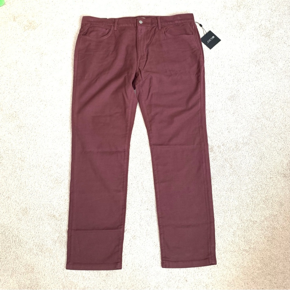 Joe’s The Asher Air Soft Slim Fit Terry Jeans Shade:Merlot Mens Size 40x32